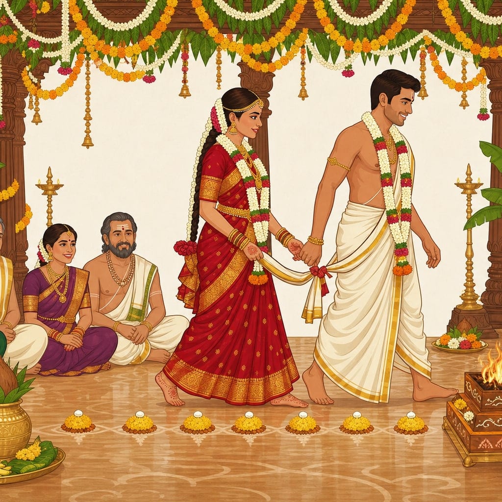 Saptapadi - Seven sacred steps, one shared journey