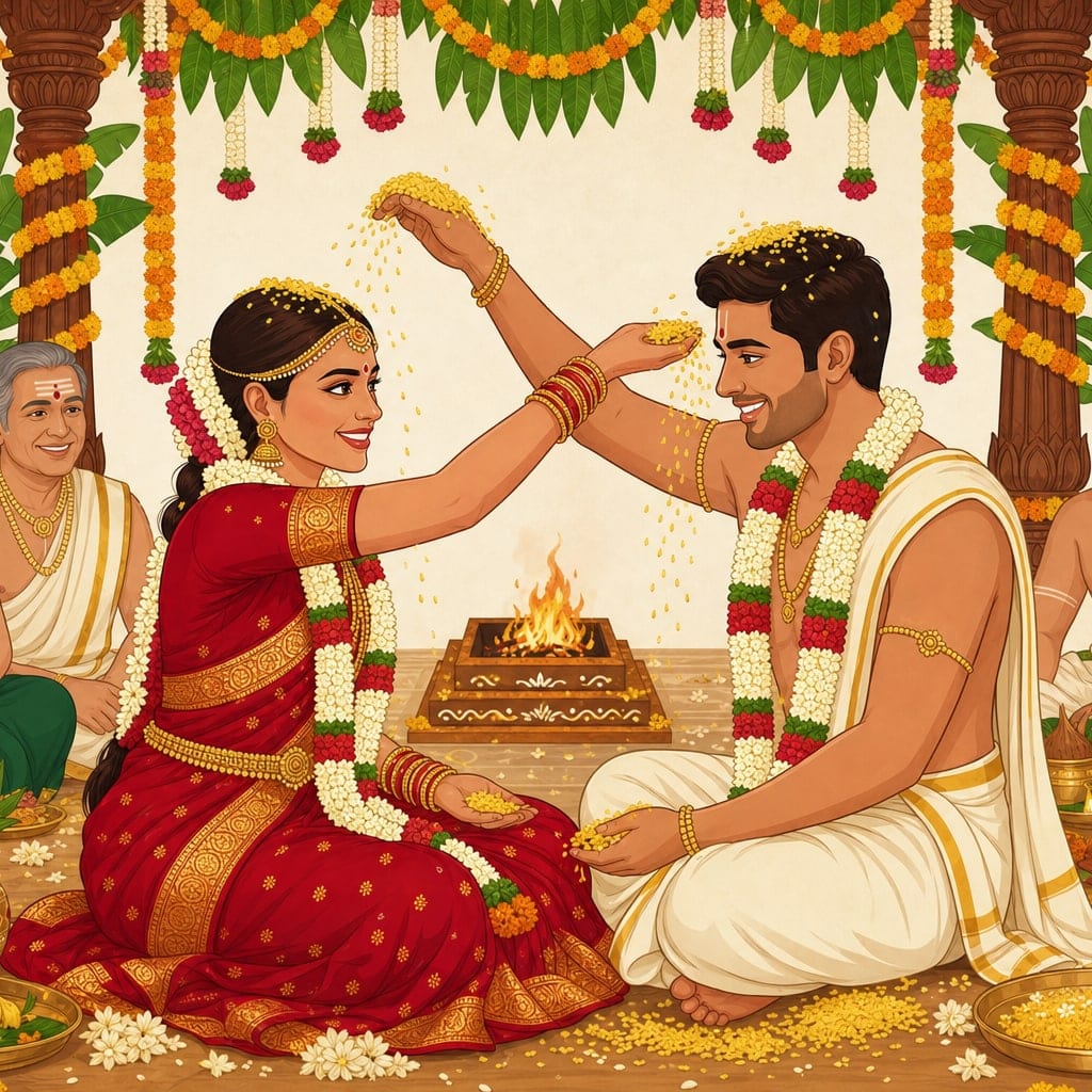Talambralu - A shower of happiness and abundance